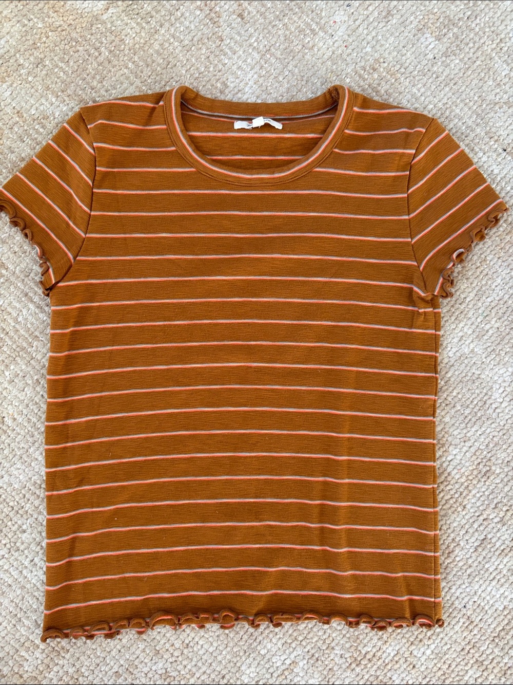 Rust Striped Tee